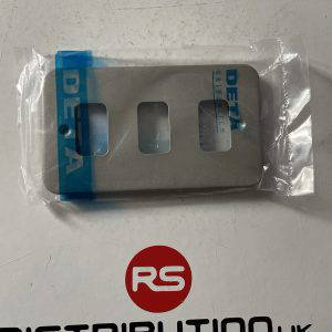 Deta G3323 3 gang grid plate metal clad