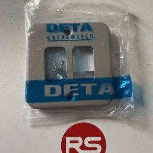 Deta G3322 2 gang grid plate metal clad