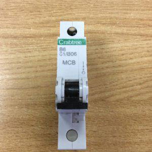 Crabtree B6 61/b06 MCB BS EN 60898 Circuit Breaker