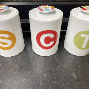 Sugar Tea Coffee Storage Jars Fairmont & Main  Set