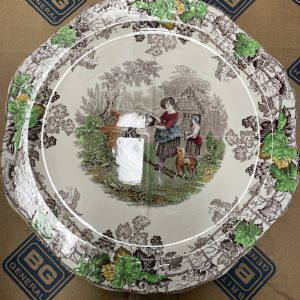 Vintage Copeland Spode Byron Series 2 Quartered Sandwich Plate Octagonal 25 cm