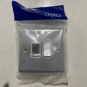 Deta SD1204CHW 10a 2gang 2 way switch