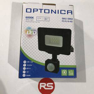 10w LED Floodlight With PIR Sensor 6000k White Light