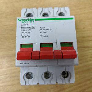 Schneider Switch Disconnector 125A Triple Pole AC22A USED