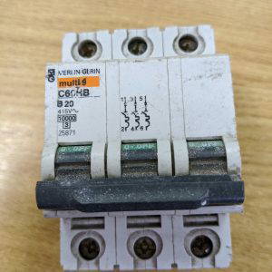 Merlin Gerin Multi9 C60HB B20 415V Triple Pole USED
