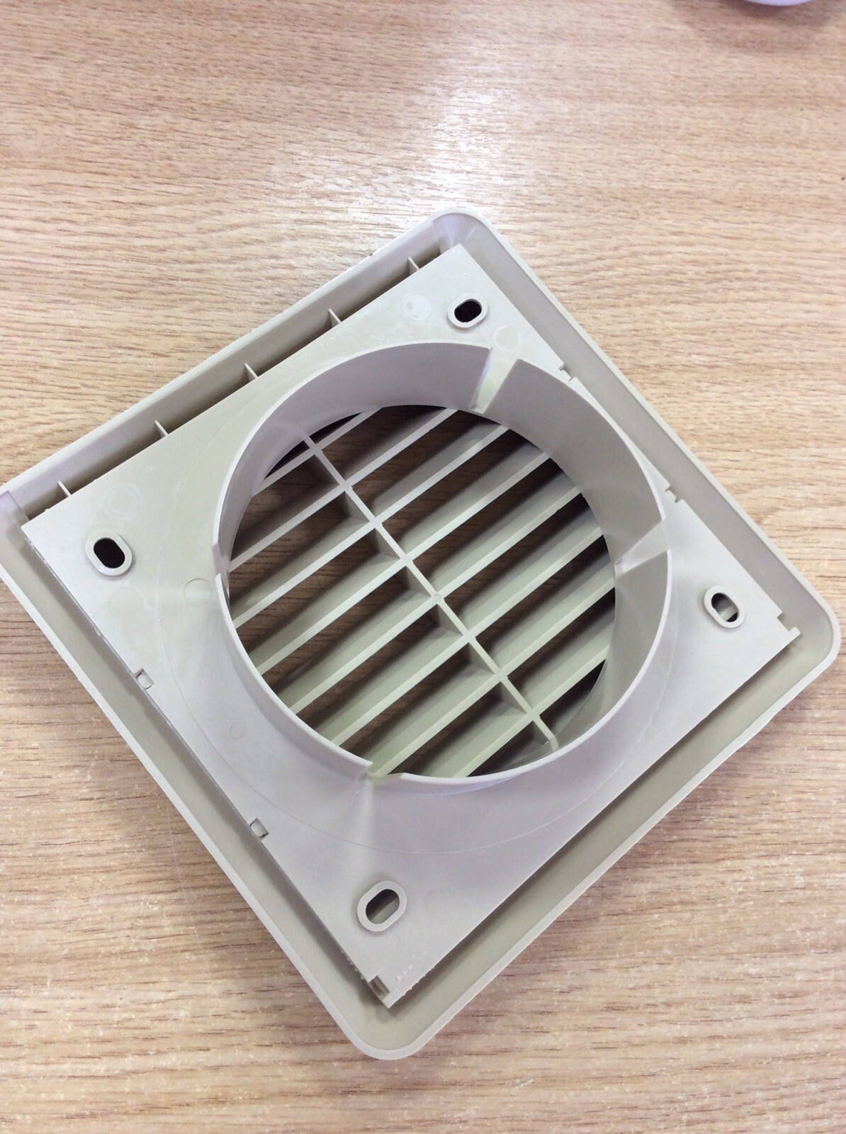 Fan Grill Cover For Extractor Fan Universal Fit New Beige 4” Pack Of 2 - Image 2