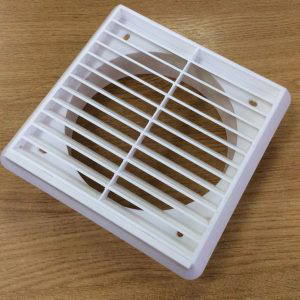 6” White Grill Cover Ventilation Extractor Fan
