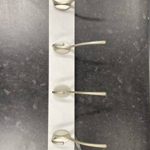 4 Victorian Satin Nickel Coat Hook Brand New