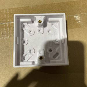 10 X VOLEX ACCESSORIES - 1 Gang White 29mm Pattress Box Back Box