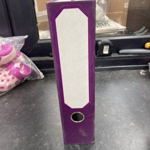 10 X A4 LEVER ARCH FOLDERS Ring Binders 70mm Spine Folder for Paperwork Purple